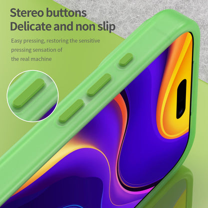 For iPhone 18 Pro Max MagSafe Frosted Translucent TPU + PC Full Coverage Phone Case - Green - EDA006083729F