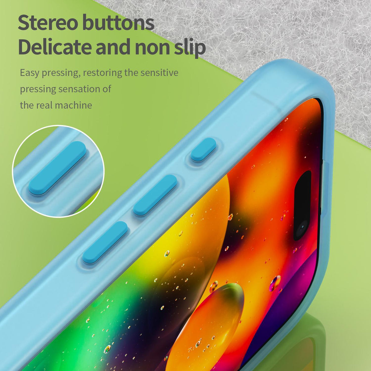 For iPhone 18 MagSafe Frosted Translucent TPU + PC Full Coverage Phone Case - Blue - EDA006083730E