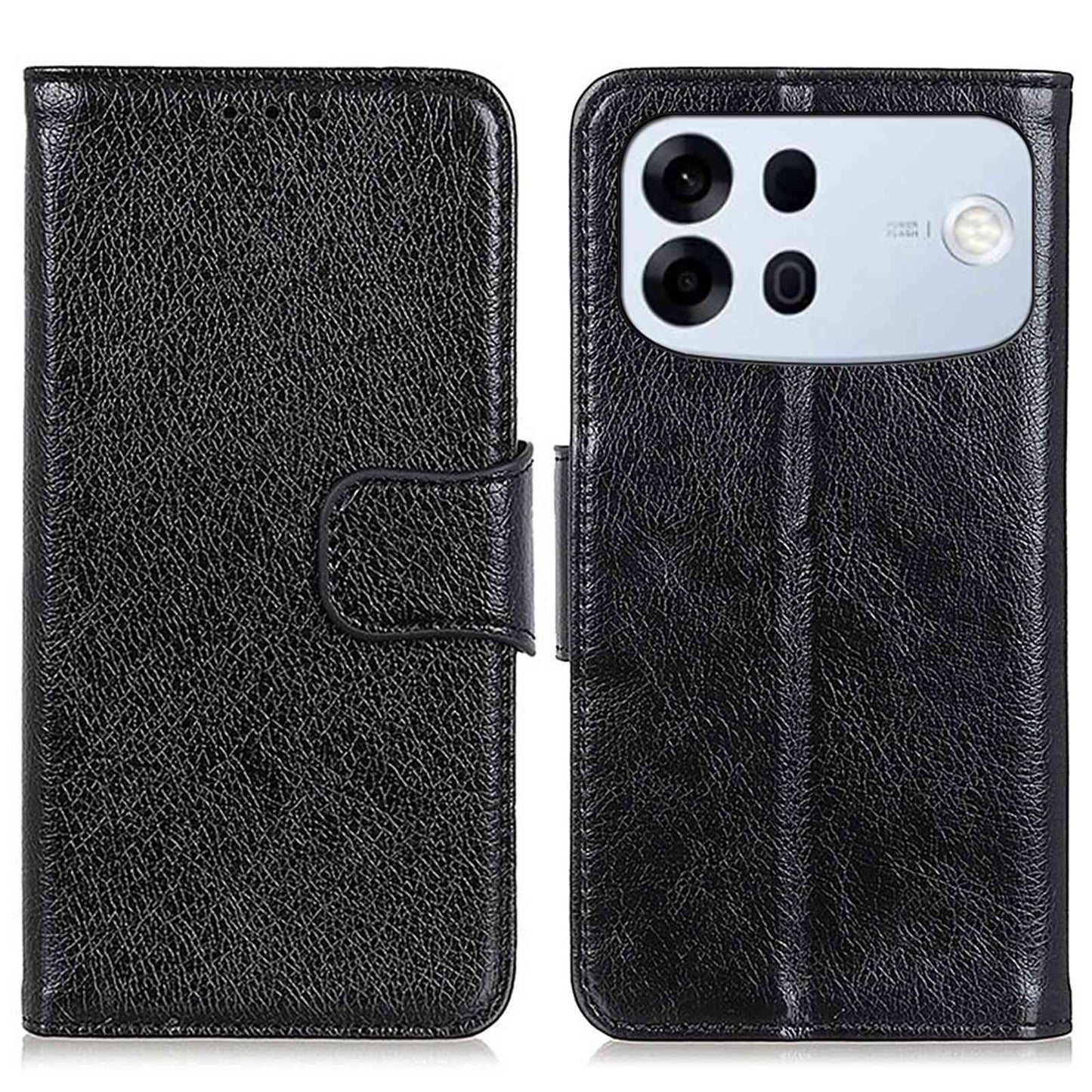 For OPPO A7 Pro Max 5G Nappa Texture Horizontal Flip Leather Phone Case(Black)