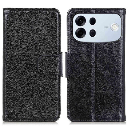 For OPPO A7 Pro Max 5G Nappa Texture Horizontal Flip Leather Phone Case(Black)