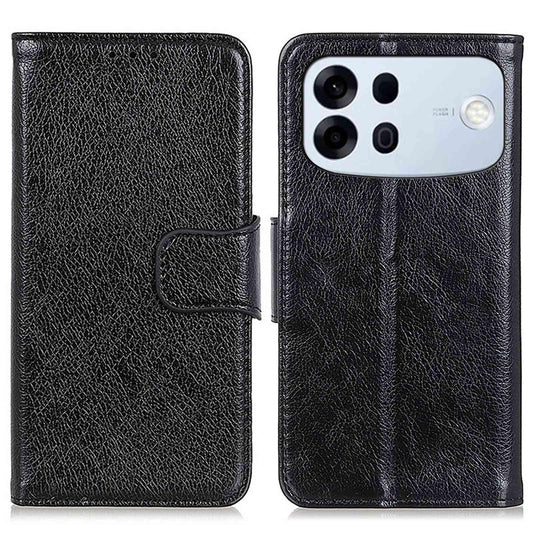 For OPPO A7 Pro Max 5G Nappa Texture Horizontal Flip Leather Phone Case(Black)
