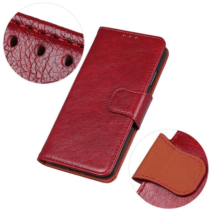 For OPPO A7 Pro Max 5G Nappa Texture Horizontal Flip Leather Phone Case(Red)