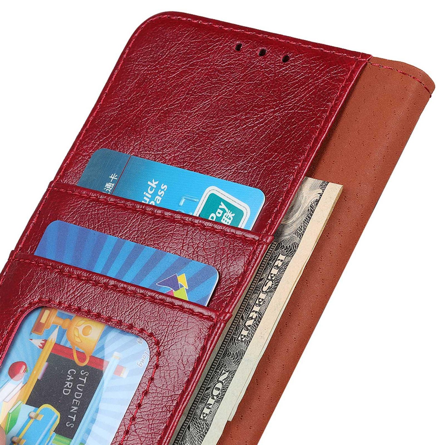 For OPPO A7 Pro Max 5G Nappa Texture Horizontal Flip Leather Phone Case(Red)