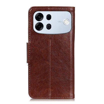 For OPPO A7 Pro Max 5G Nappa Texture Horizontal Flip Leather Phone Case(Brown)
