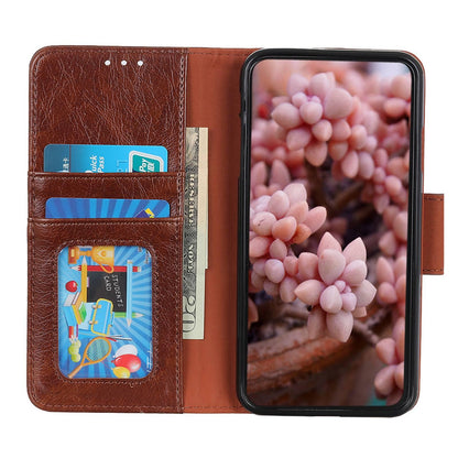 For OPPO A7 Pro Max 5G Nappa Texture Horizontal Flip Leather Phone Case(Brown)