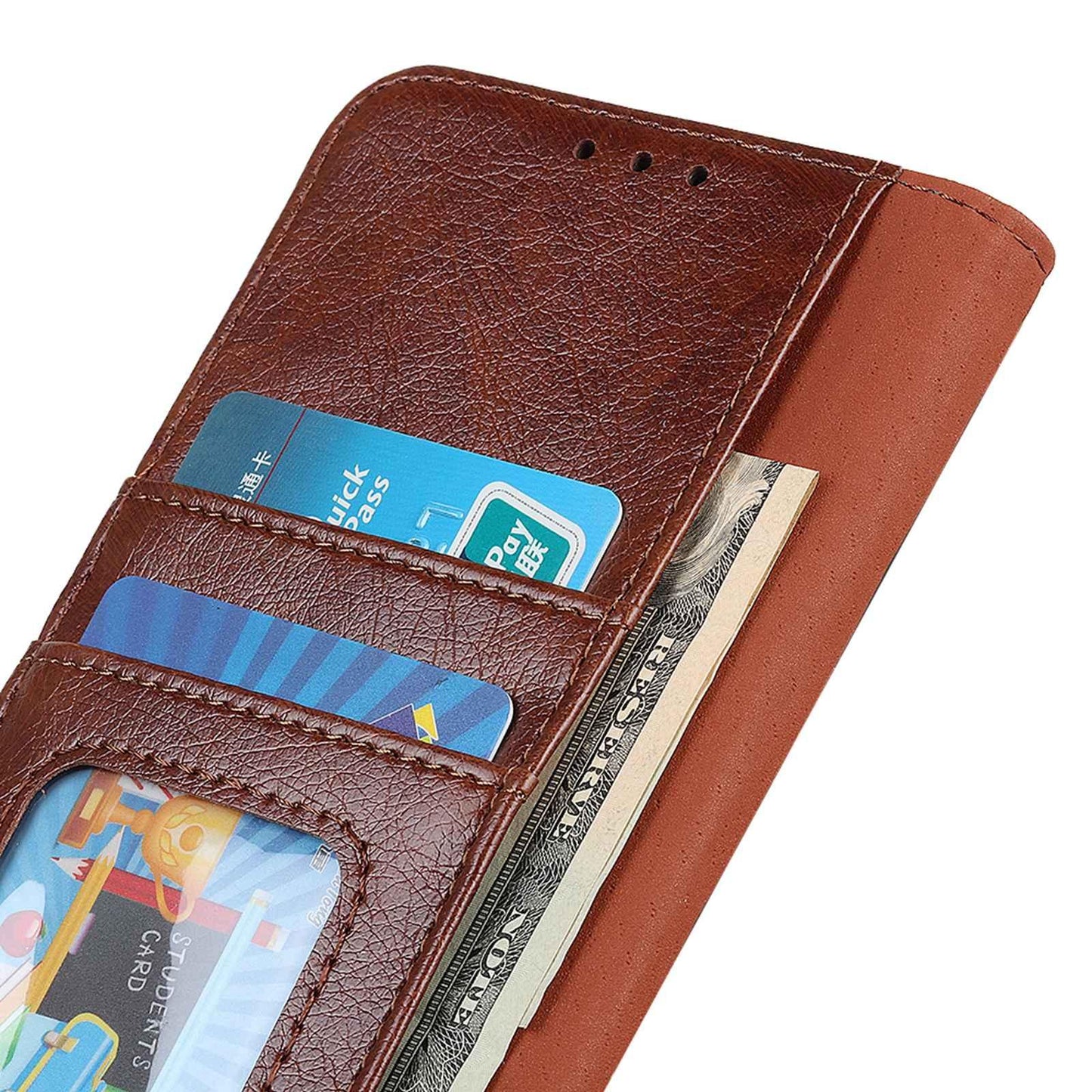For OPPO A7 Pro Max 5G Nappa Texture Horizontal Flip Leather Phone Case(Brown)