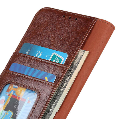 For OPPO A7 Pro Max 5G Nappa Texture Horizontal Flip Leather Phone Case(Brown)