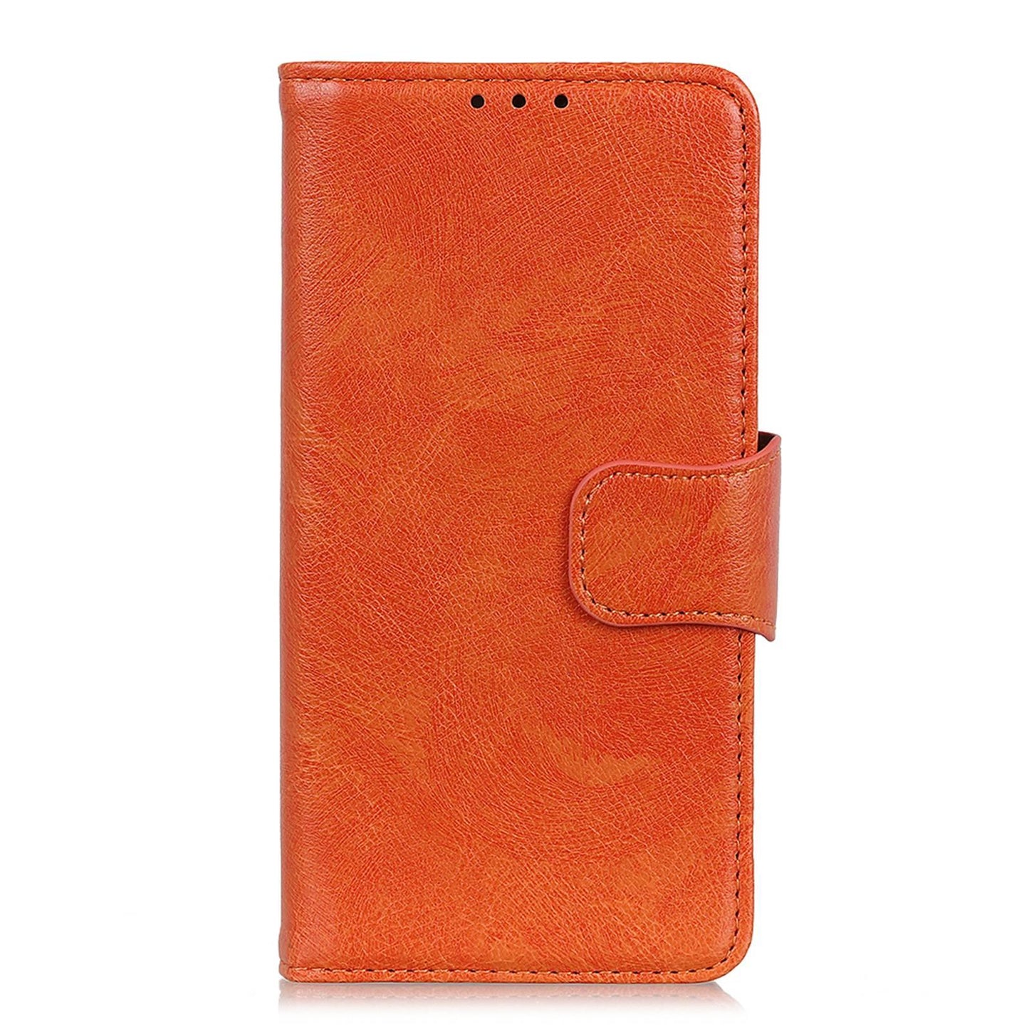 For OPPO A7 Pro Max 5G Nappa Texture Horizontal Flip Leather Phone Case(Orange)