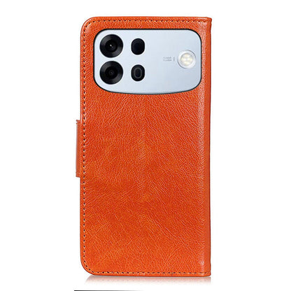 For OPPO A7 Pro Max 5G Nappa Texture Horizontal Flip Leather Phone Case(Orange)