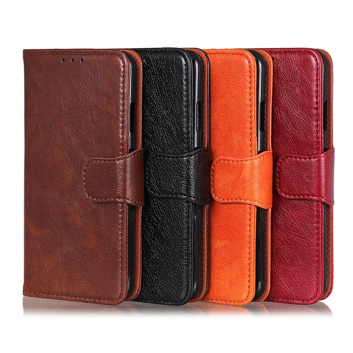 For OPPO A7 Pro Max 5G Nappa Texture Horizontal Flip Leather Phone Case(Orange)