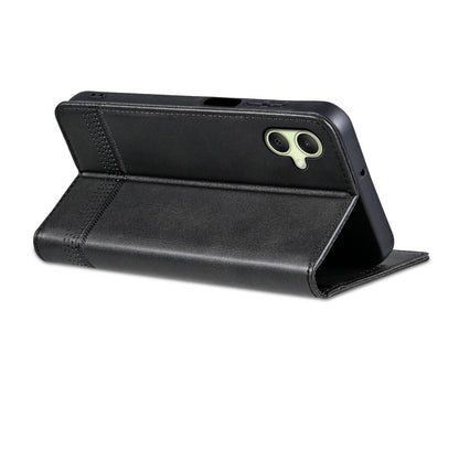 For Galaxy A08 5G/A07 5G AZNS Magnetic Calf Texture Flip Leather Phone Case(Black)