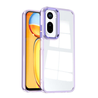 For Redmi A7 Pro 4G / 5G Shine High Transparency Acrylic Phone Case - Purple - EDA006219605A