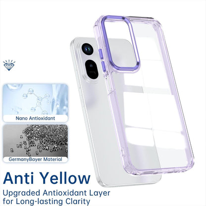 For Redmi A7 Pro 4G / 5G Shine High Transparency Acrylic Phone Case - Purple - EDA006219605A