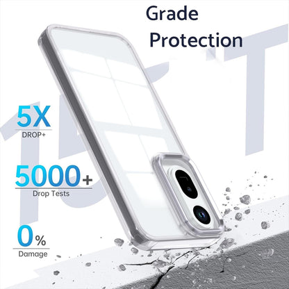 For Redmi A7 Pro 4G / 5G Shine High Transparency Acrylic Phone Case - White - EDA006219605B