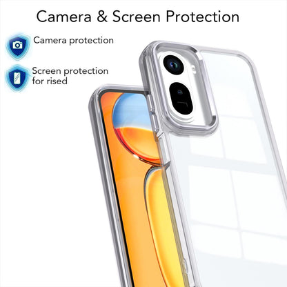 For Redmi A7 Pro 4G / 5G Shine High Transparency Acrylic Phone Case - White - EDA006219605B