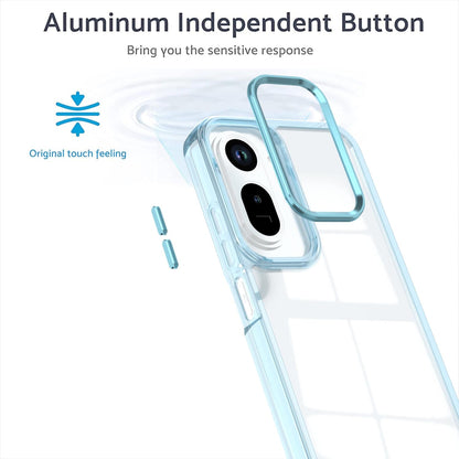 For Redmi A7 Pro 4G / 5G Shine High Transparency Acrylic Phone Case - Blue - EDA006219605C