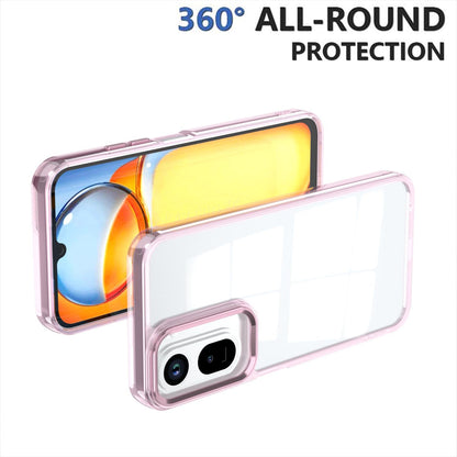 For Redmi A7 Pro 4G / 5G Shine High Transparency Acrylic Phone Case - Pink - EDA006219605D