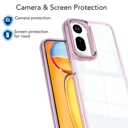 For Redmi A7 Pro 4G / 5G Shine High Transparency Acrylic Phone Case - Pink - EDA006219605D