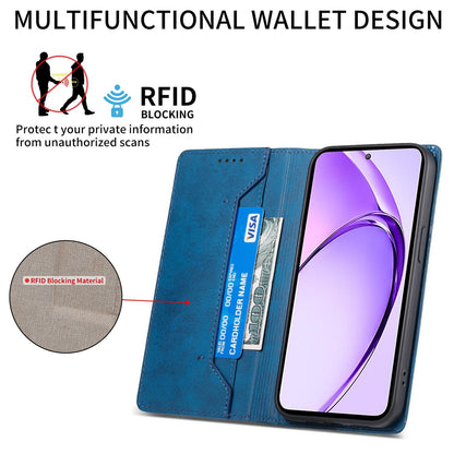 For Redmi K90 Pro Max / Poco F8 Ultra 5G Business Solid Color Magnetic RFID Leather Phone Case(Blue)