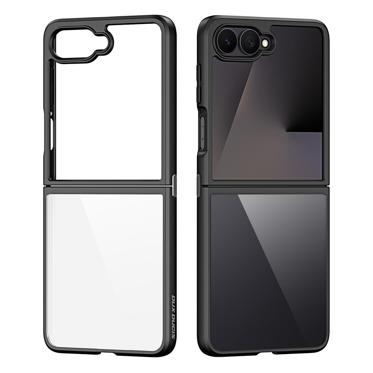 For Galaxy Z Flip8 5G DUX DUCIS Aimo Series  Frosted Feel Phone Case - Black - EDA006302006A
