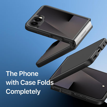 For Galaxy Z Flip8 5G DUX DUCIS Aimo Series  Frosted Feel Phone Case - Black - EDA006302006A