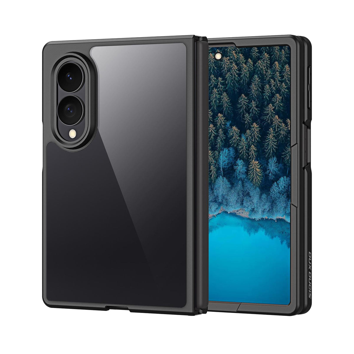For Galaxy Z Fold8 5G DUX DUCIS Aimo Series  Frosted Feel Phone Case - Black - EDA006302007A