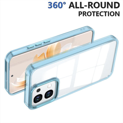 For OPPO A6 Pro 5G Shine High Transparency Acrylic Phone Case - Blue - EDA006326702C