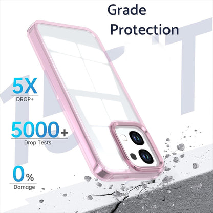 For OPPO A6 Pro 5G Shine High Transparency Acrylic Phone Case - Pink - EDA006326702D