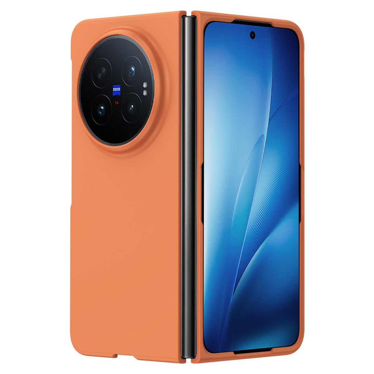 For vivo X Fold6 5G Skin Feel PC Full Coverage Shockproof Phone Case - Orange - EDA006331404D