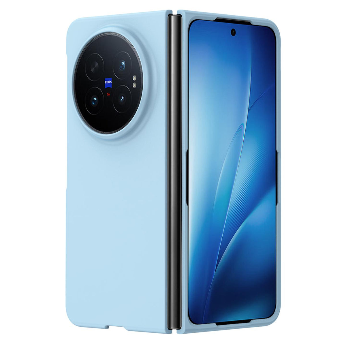 For vivo X Fold6 5G Skin Feel PC Full Coverage Shockproof Phone Case - Sky Blue - EDA006331404I