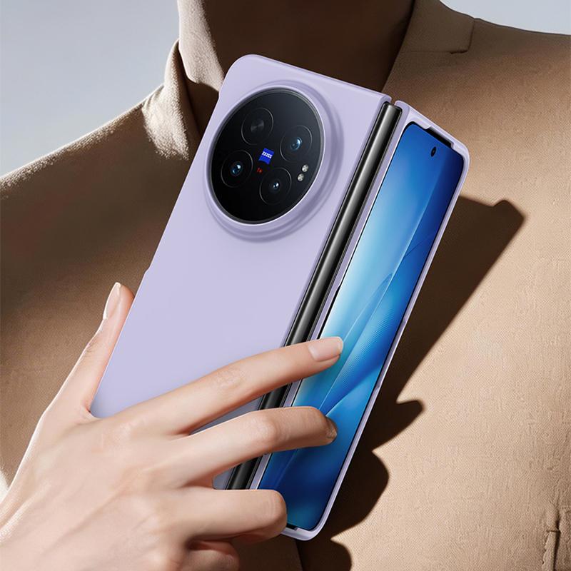For vivo X Fold6 5G Skin Feel PC Full Coverage Shockproof Phone Case - Sky Blue - EDA006331404I