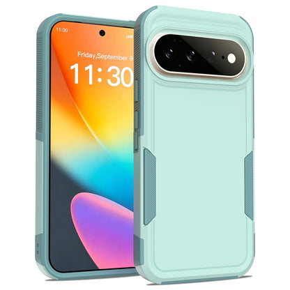 For Google Pixel 11 Pro XL 2 in 1 PC + TPU Phone Case - Light Green - EDA006331912A