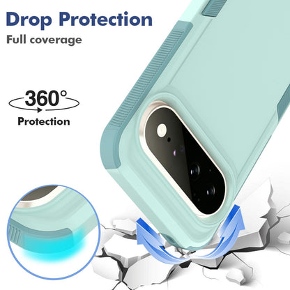 For Google Pixel 11 Pro XL 2 in 1 PC + TPU Phone Case - Light Green - EDA006331912A