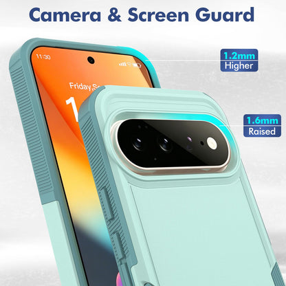 For Google Pixel 11 Pro XL 2 in 1 PC + TPU Phone Case - Light Green - EDA006331912A