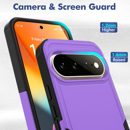For Google Pixel 11 Pro XL 2 in 1 PC + TPU Phone Case - Purple - EDA006331912D