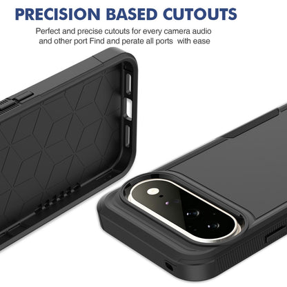 For Google Pixel 11 Pro XL 2 in 1 PC + TPU Phone Case - Black - EDA006331912F