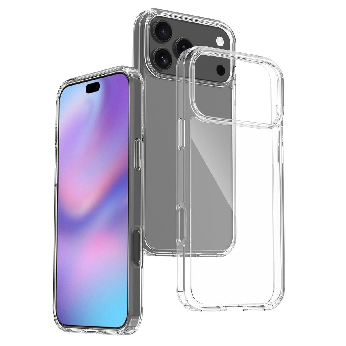 For iPhone 18 Pro Max Scratchproof Acrylic TPU Phone Case - Transparent - EDA006356810A
