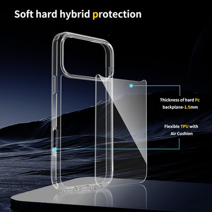 For iPhone 18 Pro Max Scratchproof Acrylic TPU Phone Case - Transparent - EDA006356810A