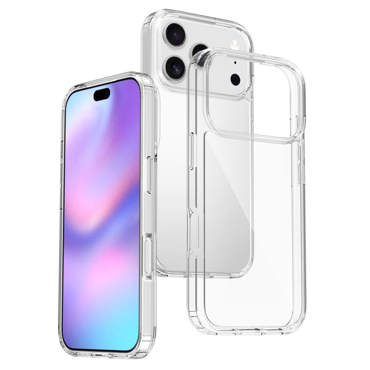 For iPhone 18 Pro Scratchproof Acrylic TPU Phone Case - Transparent - EDA006356811A