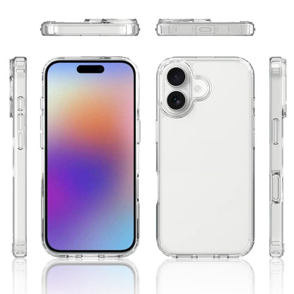 For iPhone 18 Scratchproof Acrylic TPU Phone Case - Transparent - EDA006356812A