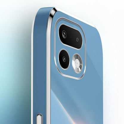 For Realme 16 Pro 5G XINLI Straight Edge 6D Electroplate TPU Phone Case - Hawthorn Red - EDA006364113D