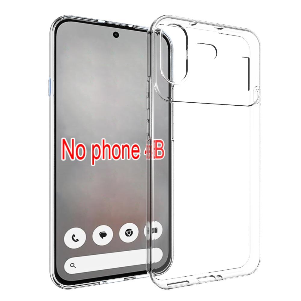 For Nothing Phone 4b Waterproof Texture TPU Phone Case - Transparent - EDA006384308A