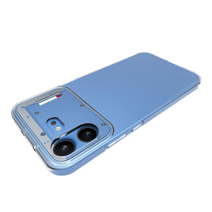 For Nothing Phone 4b Waterproof Texture TPU Phone Case - Transparent - EDA006384308A