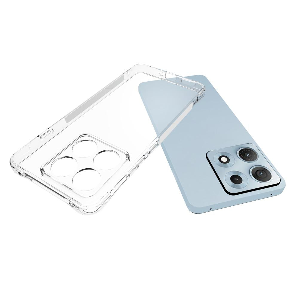 For Motorola Edge 70 Max 5G Shockproof Non-slip Thickening TPU Phone Case(Transparent)
