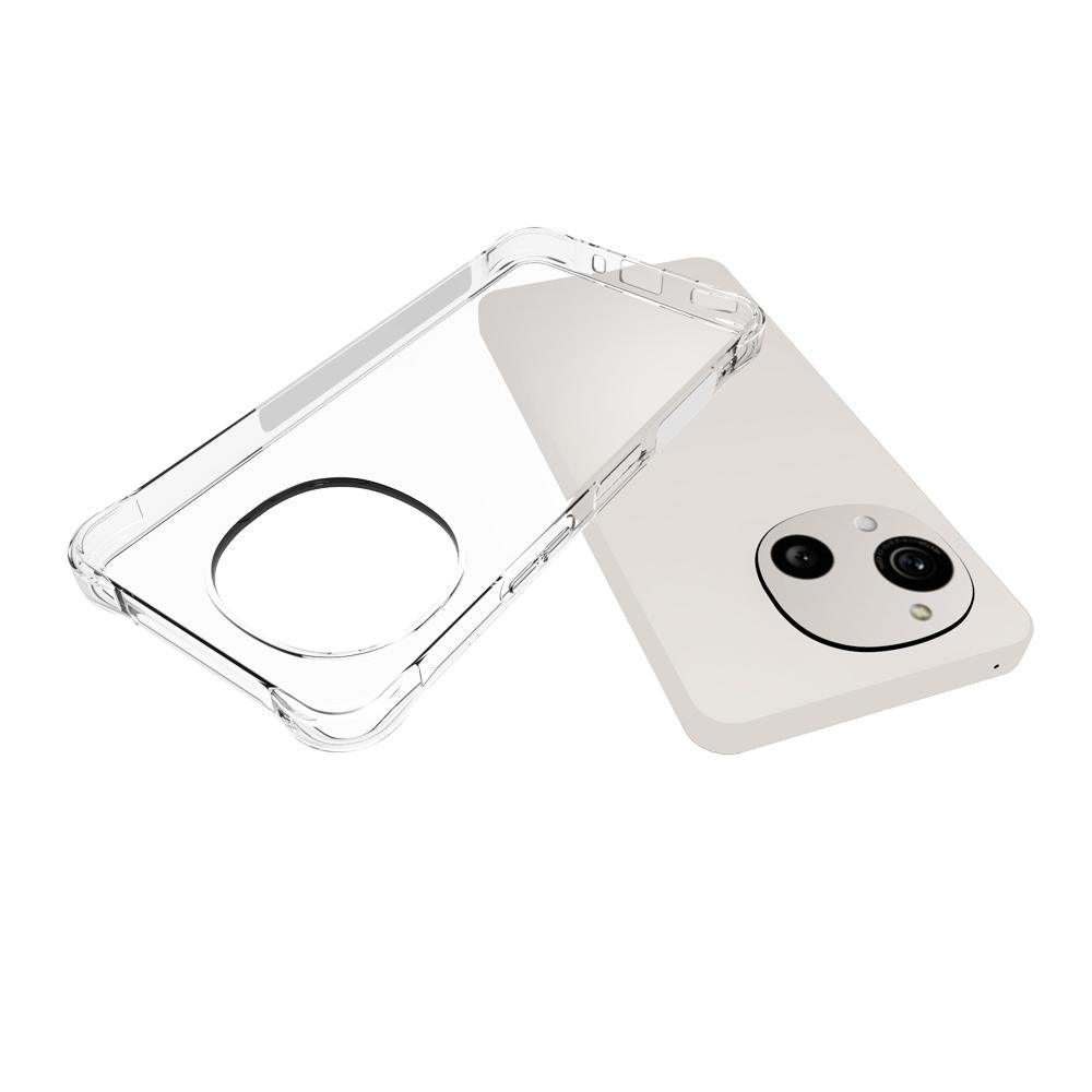 For Sharp Aquos R11 Shockproof Non-slip Thickening TPU Phone Case - Transparent - EDA006387409A
