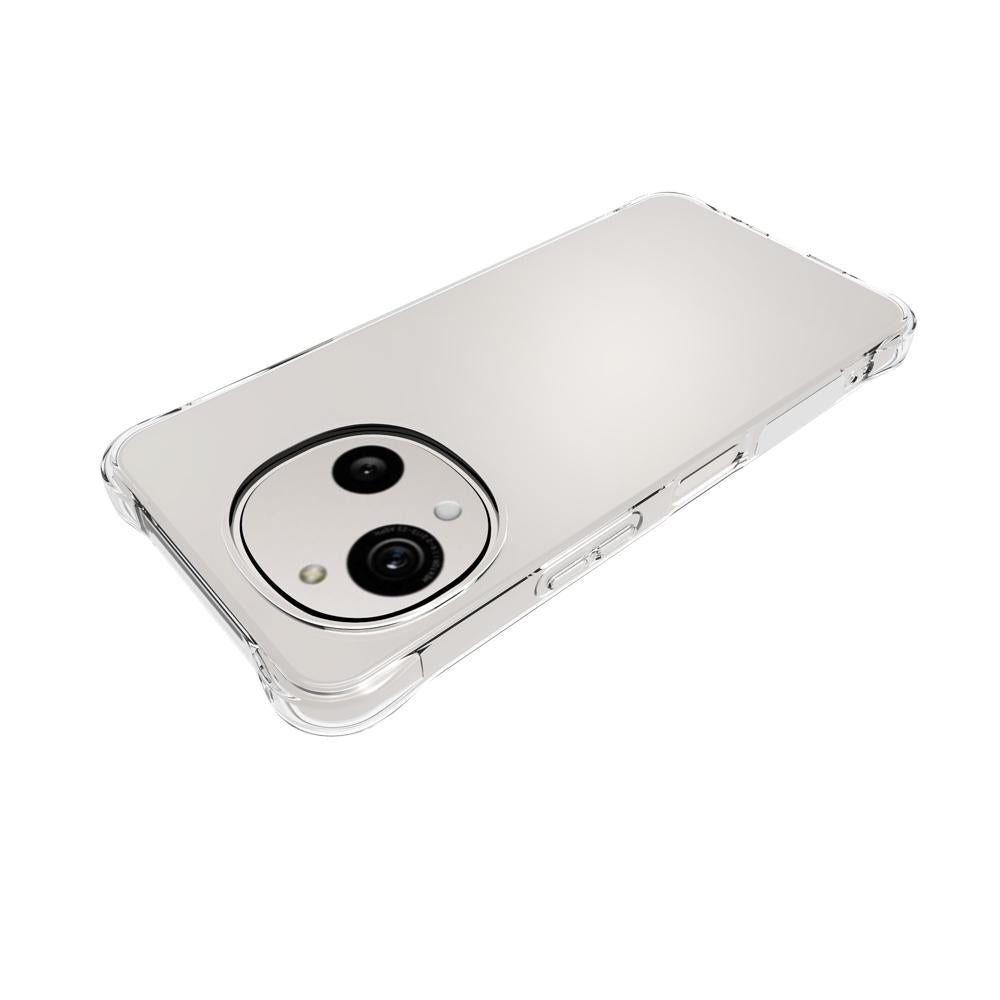 For Sharp Aquos R11 Shockproof Non-slip Thickening TPU Phone Case - Transparent - EDA006387409A