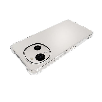 For Sharp Aquos R11 Shockproof Non-slip Thickening TPU Phone Case - Transparent - EDA006387409A