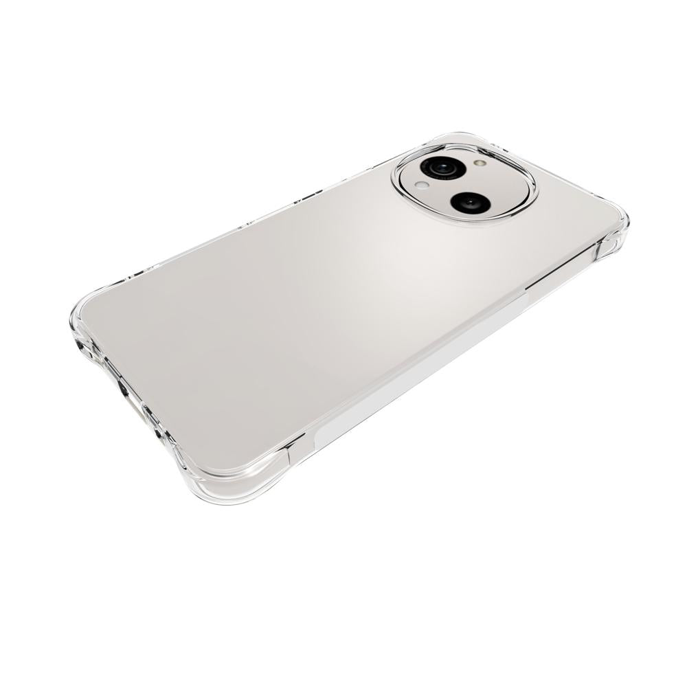 For Sharp Aquos R11 Shockproof Non-slip Thickening TPU Phone Case - Transparent - EDA006387409A