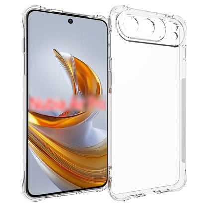 For ZTE nubia Air Pro Shockproof Non-slip Thickening TPU Phone Case - Transparent - EDA006387515A