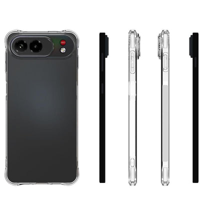 For ZTE nubia Air Pro Shockproof Non-slip Thickening TPU Phone Case - Transparent - EDA006387515A